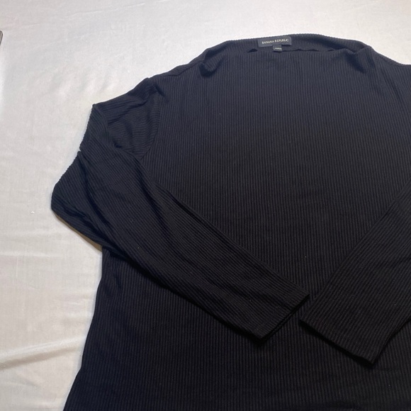 Banana Republic Women's Black Long Sleeve Top - Picture 3 of 11